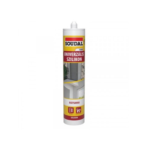 Soudal Univerzális szilikon fekete 280ml