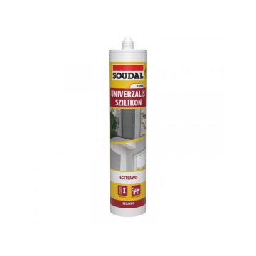 SOUDAL Univerzális szilikon, fehér, ecetsavas, 280ml