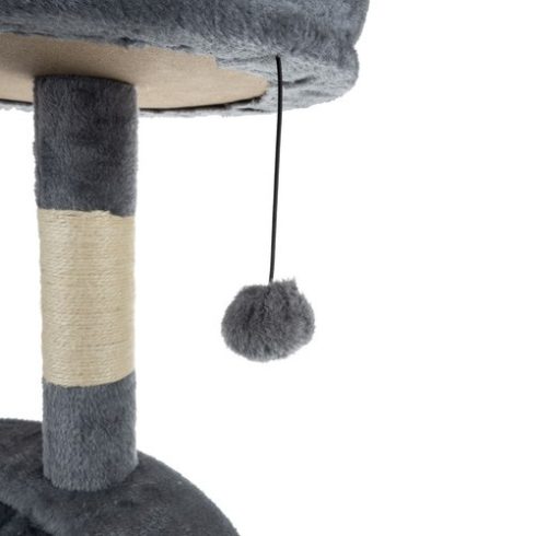 Purlov Macskatorony 3 szintes - 71 cm, szürke 