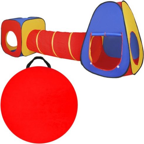 Kruzzel 3in1 Játszósátor alagúttal, 288 cm x 94 cm x 70 cm