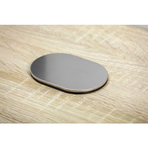 GTV Slide kihúzható konnektor 1-es + 1USB schuko inox