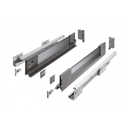 GTV AXIS PRO GLASS fiókbox antracit "400A" 84/400