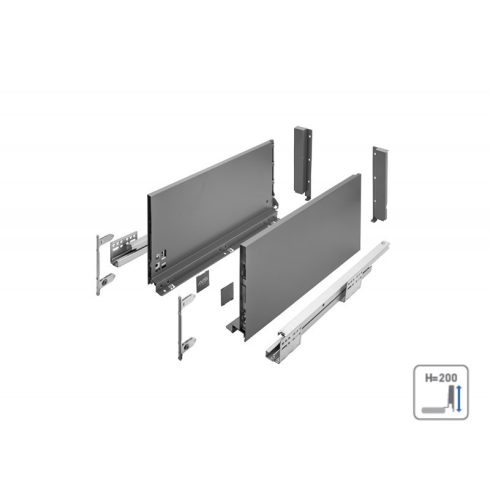 GTV AXIS PRO  fiókbox antracit "250D" 200/250
