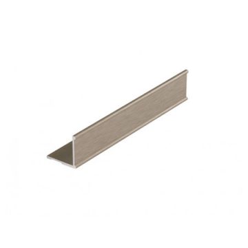   SEVROLL Sarokprofil (K2 dec) F.szál 3,0  aluminium szálcsiszolt